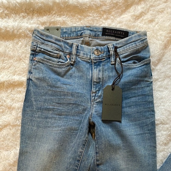 Allsaints Grace Skinny Fit Midy Length Stretch 
Size - Picture 4 of 14